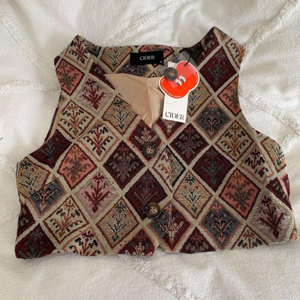 Patterned Vest